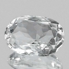Quarz, Kristallweiss,  44.30 Carat, oval, IF, excellent