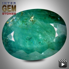 Grandidierit, Semi-transparent, 13.80 Carat, 17.9x13.9x8.4 mm, aus Madagaskar