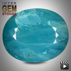 Grandidierit, Semi-transparent, 9.62 Carat, 14.8x1.2x8.0 mm, aus Madagaskar