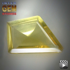 Lemon Quarz, 8.85 Carat, Fancy, VVSI, excellent