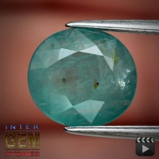 Grandidierit, SI, 2.95 Carat, Rund, 10.3x9.6x4.6 mm, aus Madagaskar