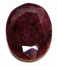 Rubin 40.2 Carat, Opaque, Oval, 24.2x18.3x9mm, per Stück